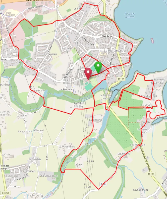 Carte du parcours
