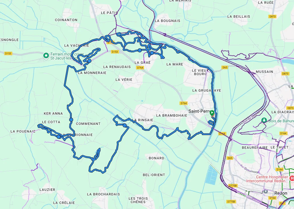 Carte du parcours