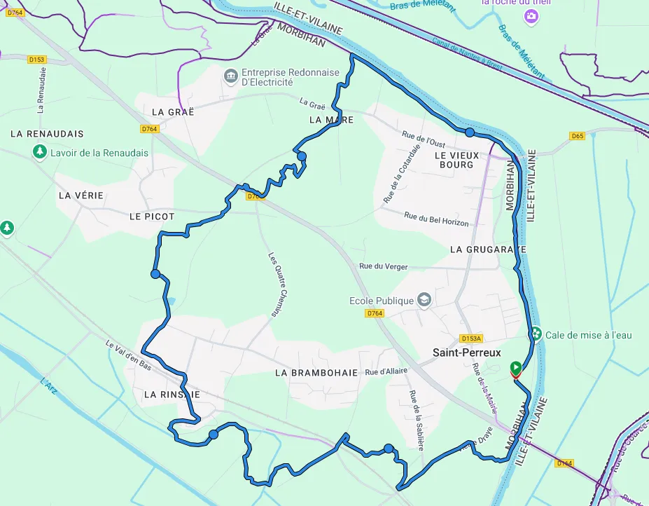 Carte du parcours