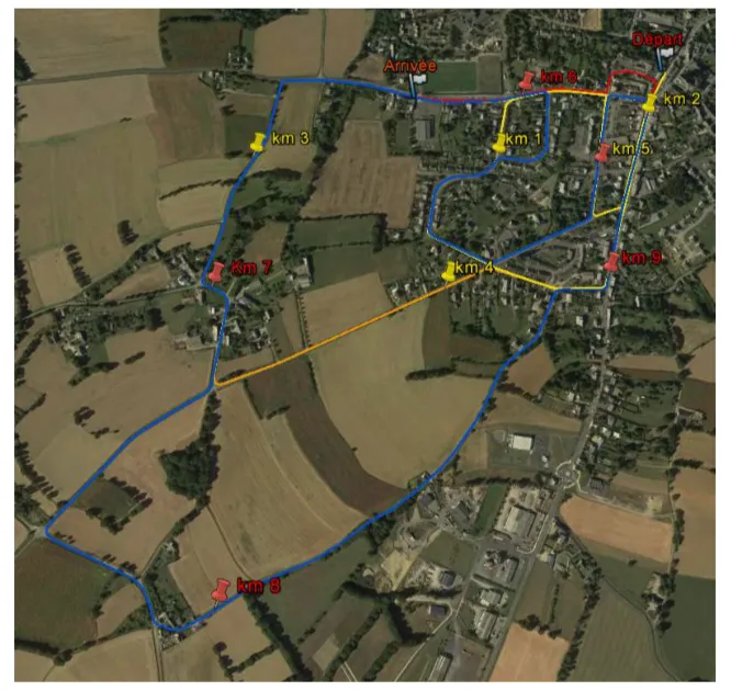 Carte du parcours
