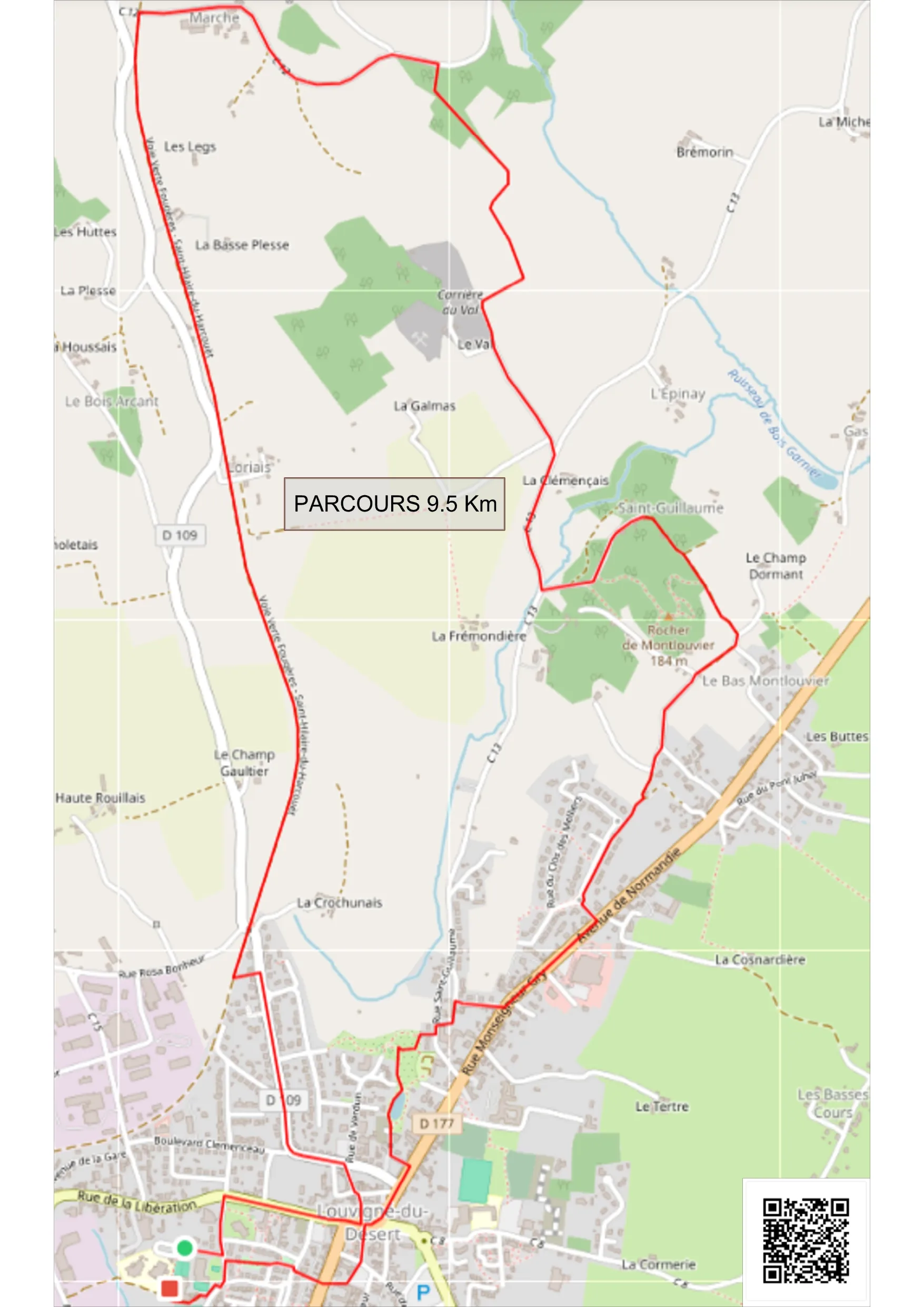 Carte du parcours