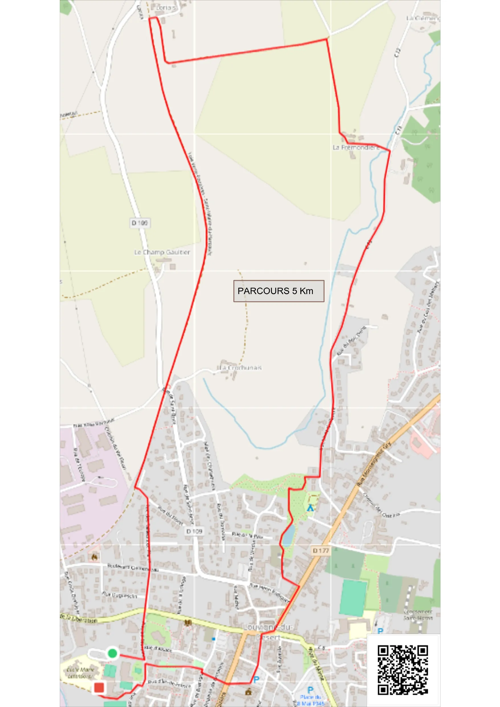 Carte du parcours