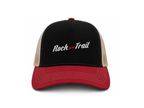 Casquette lifestyle - beige & rouge
