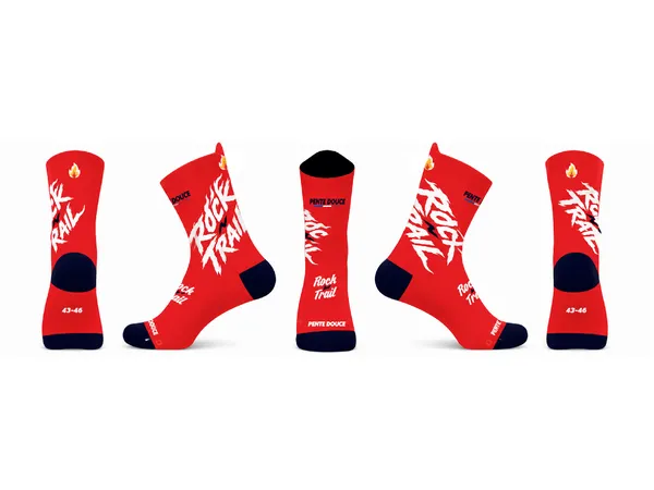 Chaussettes Trail Rouge