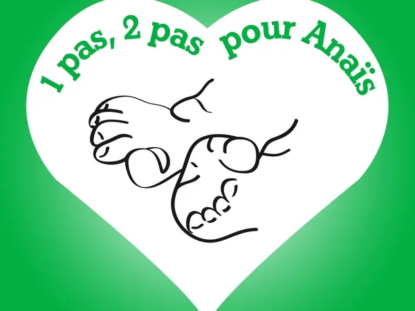 Don à l'association "Un pas, deux pas pour Anaïs"