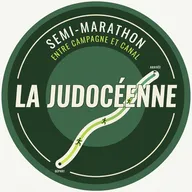 Logo Semi marathon "La Judocéenne" entre campagne et canal